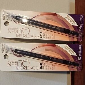TWO CoverGirl Queen Eyeliners - Amethyst